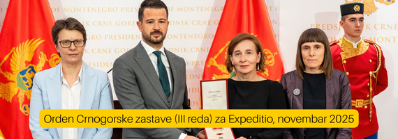 Predsjednik države Jakov Milatović odlikovao organizacije Expeditio i KANA, aktivistkinju Zenepu Liku Predsjednik države Jakov Milatović odlikovao organizacije Expeditio i KANA, aktivistkinju Zenepu Liku