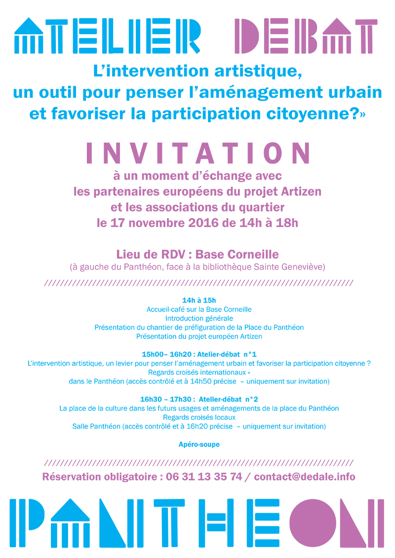 Affiche AtelierDebat