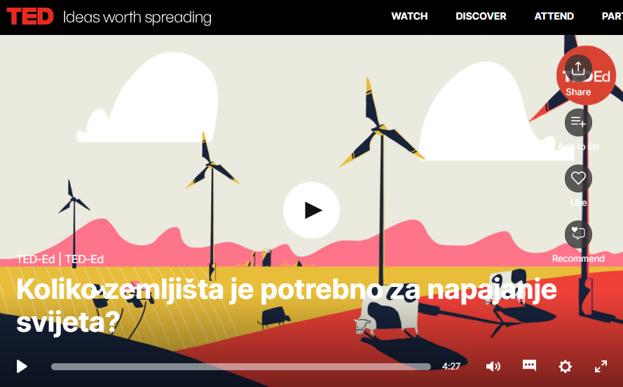 ted ed koliko je zemljista